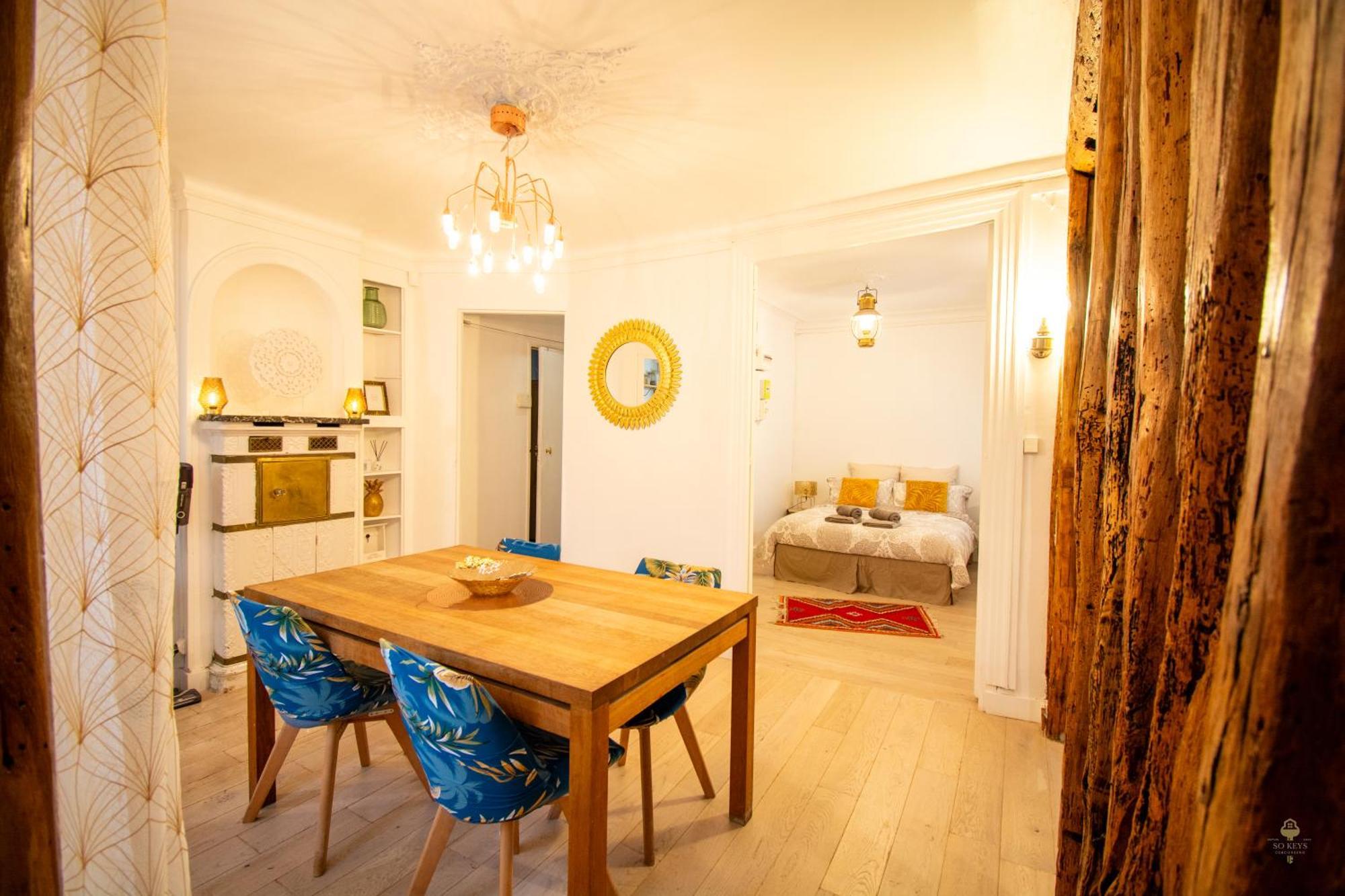 Wonderful Typical Flat 3 Bedrooms / 6 Pax * Parigi